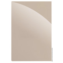 Placa Cega com Suporte 4x2 - RECTA Areia Gloss